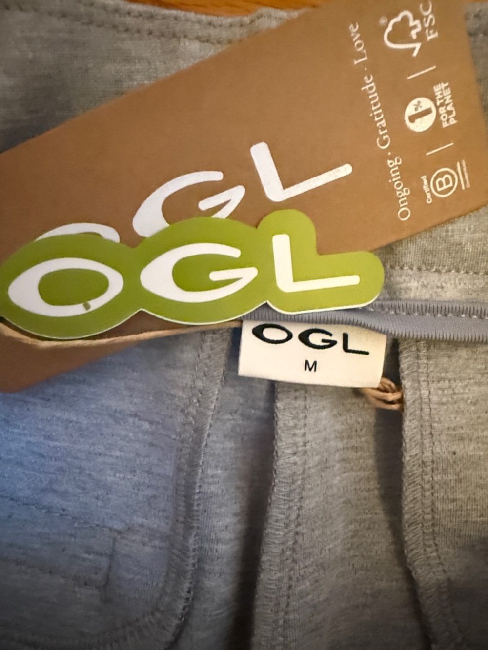 OGL Gray Crewneck Knit Top - Picture 2 of 3